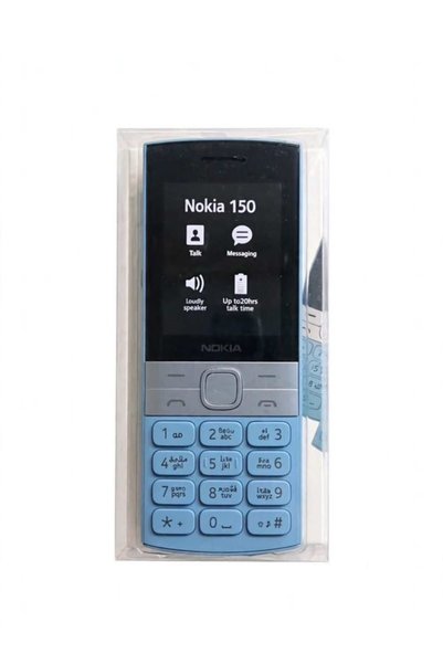 Generic Brand جوال نوكيا 150 Nokia 150 صوت عالي 20 ساعة مكالمة أزرق سماوي