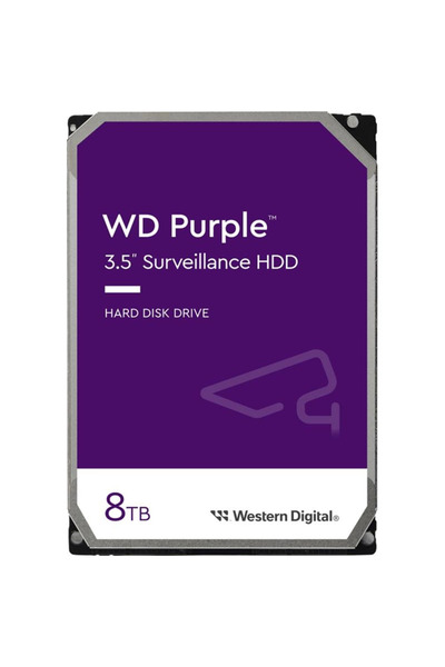 WESTERN DIGITAL Wd 8 Tb Wd85Purz 3.5 Purple Sata3 5640Rpm 256Mb 7/24 Güvenlik Harddiski