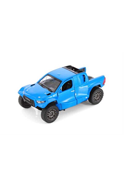 JPT Kinsmart Toyota GR DKR Hilux Albastru Die-Cast 1:36