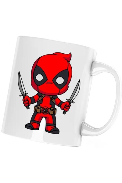 INOVATIX Cana Deadpool Baby Karate Ninja, alba, 330 ml