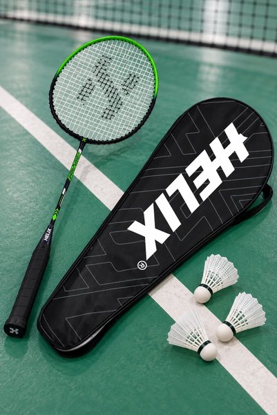 Tosima Premier Badminton Seti Tek Parça Alüminyum Raket + 3 Top + Tam Boy Çanta
