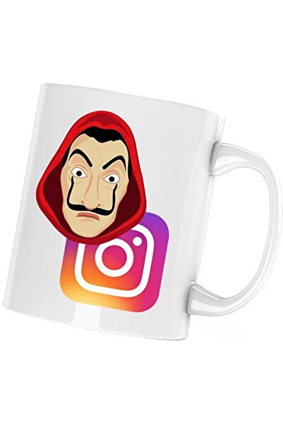 INOVATIX Cana Casa de Papel Instagram Creator Insta, alba, 330 ml