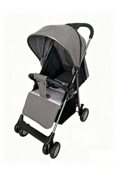 Baby Cara Baby Stroller with Adjustable Backrest Extended Canopy and One-Hand...