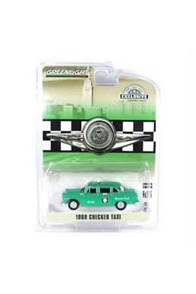 JPT 1969 Taxi Verde în carouri GreenLight Model la scară 1:64