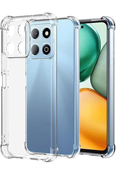 GENERAL غطاء حماية شفاف متوافق مع هاتف Honor X7C، مقاوم للصدمات والخدوش، تصمي...