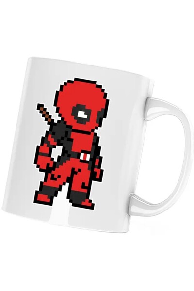 INOVATIX Cana Deadpool Roblox Minecraft Ninja Karate, alba, 330 ml