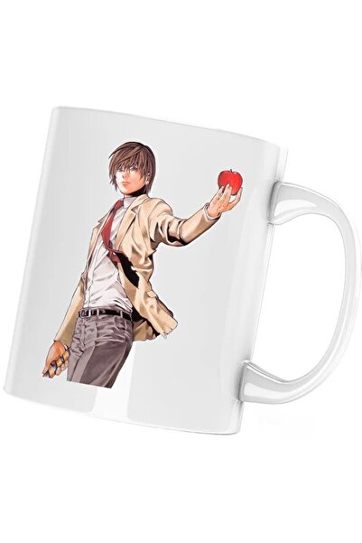 INOVATIX Cana Death Note Light Yagami Apple Mar Anime, alba, 330 ml