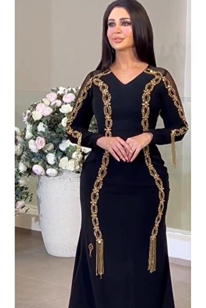 NALA FASHION فستان سهرة فاخر بتصميم ملكي وأنيق،