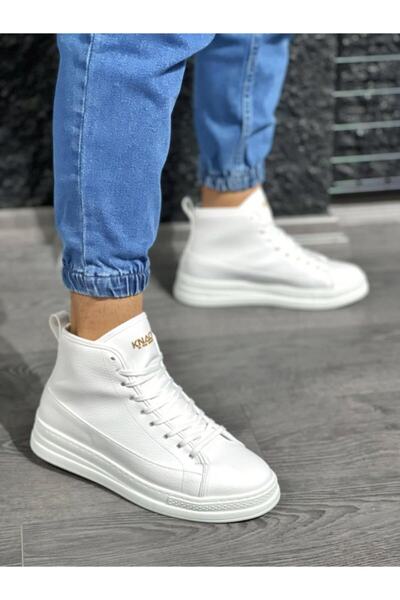Knack High Sole Shoes C-030 White