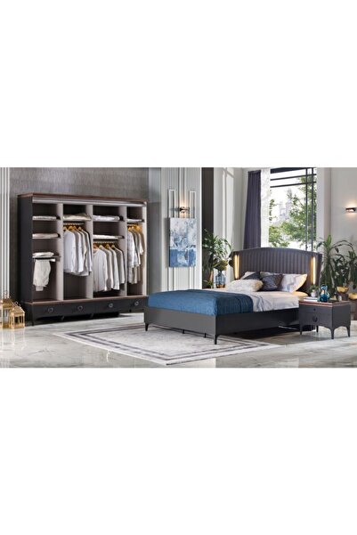 siyah istikbal yatak odasi mobilya modelleri fiyatlari trendyol