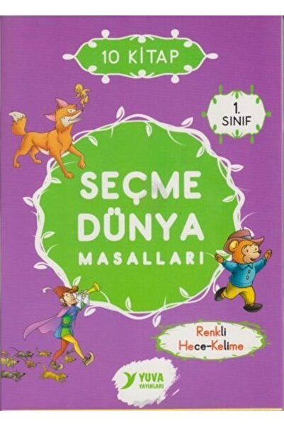 Yuva Yayınları 1. Sınıf Seçme Dünya Masalları-10 Kitap Takım