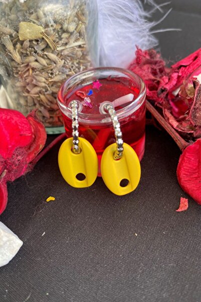 Leerybee ماتي اللون الأصفر أقراط بحار عقدة مضادة للحساسية