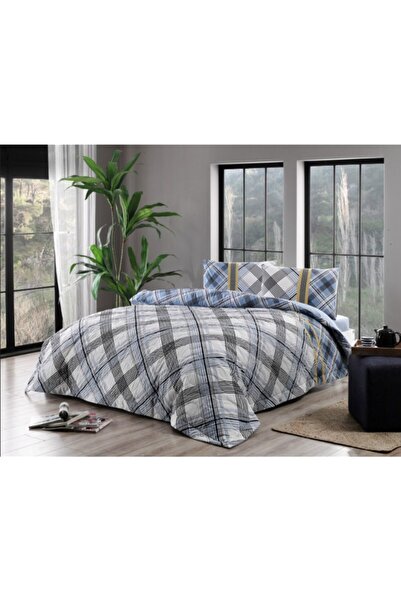 Taç Floyd Mavi Yeşil Dört Mevsim Tek Kişilik Nevresim Takımı