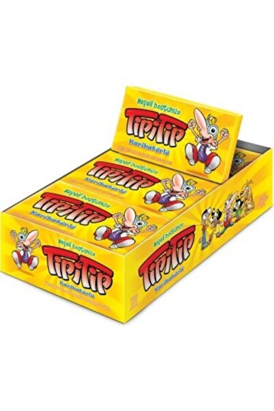 KENT Tipitip Karikatürlü Meyve Aromalı Şekersiz Sakız 27 Gr 12 Adet