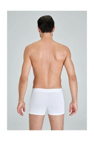Kom Tight 2-pack 94 Cotton 6 Elastane Ανδρικό Boxer White