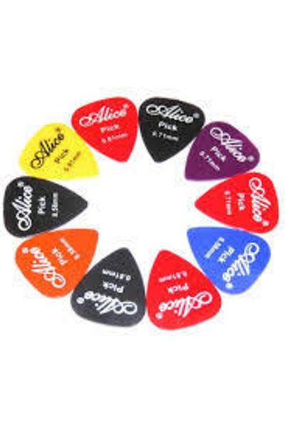 Anatolia Gold Classic Guitar String - 10 Pieces Alice Plectrums + Kapo + Joyo Tuner Set