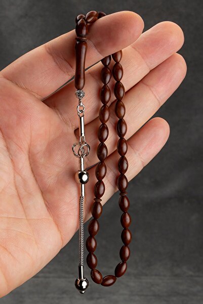 OTTOTESBİH Ανδρικό δώρο Σουλεϊμανιέ Τσόκερ με φούντες μαύρο χρώμα