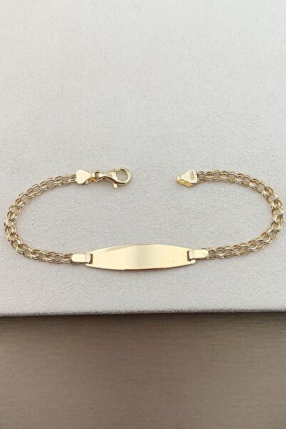 Seda Mücevherat İsimli Bebek Çocuk Altın Bileklik Künyesi