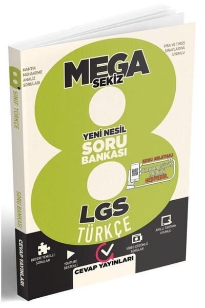 Cevap Yayınları 8. Sınıf Türkçe Soru Bankası