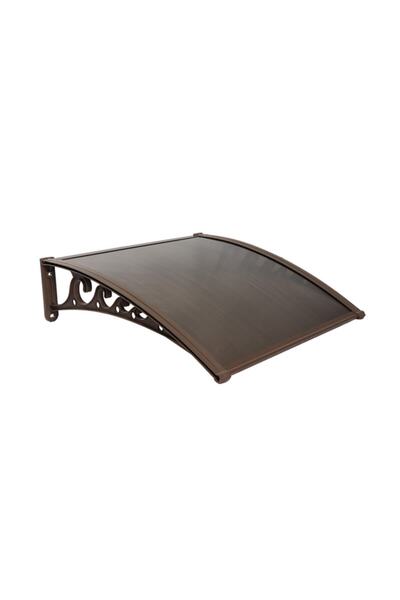 Yapısan Plastik Ayak 6mm Levhalı Pratik Sundurma Kanopi 100x100 Cm Kahve