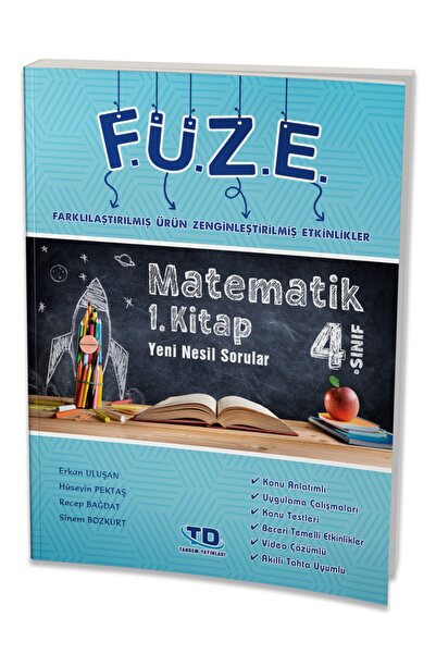 Tandem Yayınları Füze 4. Sınıf Matematik 1. Kitap