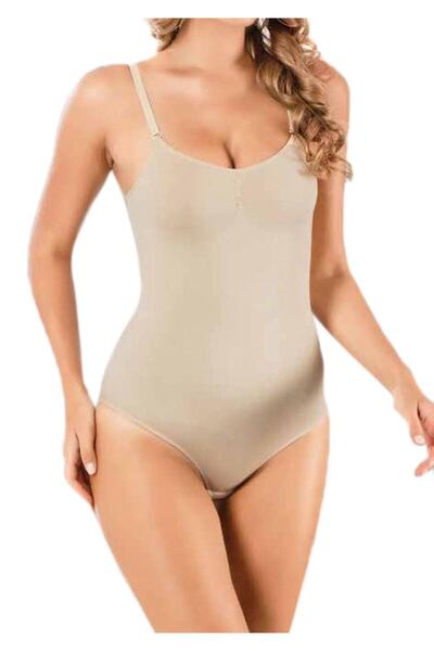 jilly jo Corset de damă bej Snap Body 9016