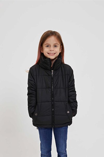 Lee Cooper Kız Çocuk Olinda Mont Siyah 201 LCG 232001