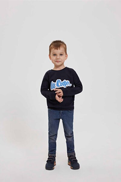 Lee Cooper Erkek Çocuk Frank Sweatshirt Lacivert 198 LCB 241001