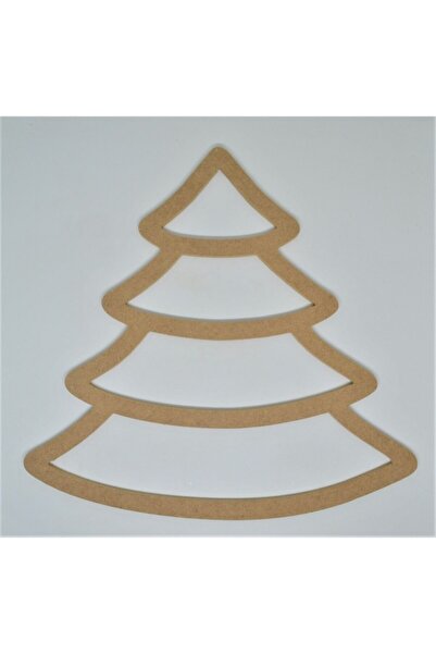 DMahşap بكرة شجرة الصنوبر 30x31 سم، شجرة عيد الميلاد