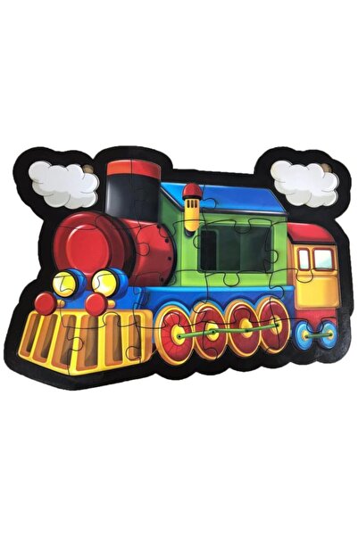 Farbu Oyuncak بازل خشبية تعليمية تعليمية 18 قطعة قطار Fbp34