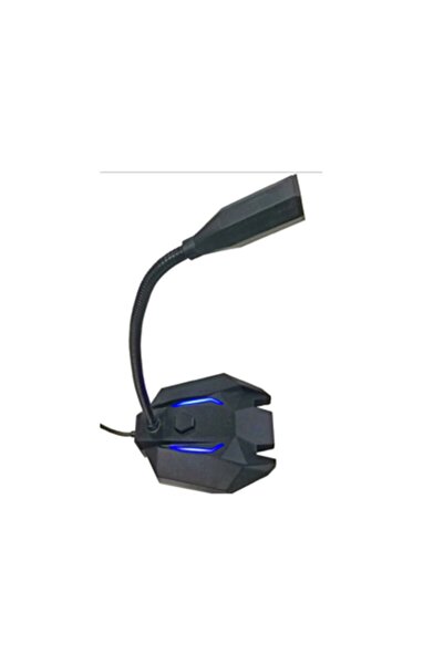 Snopy SN-110M Siyah Led Işıklı Usb Gaming Oyuncu Masaüstü Mikrofon