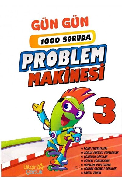 Bilgin Çocuk Yayınları Bilgin Çocuk 3. Sınıf 1000 Soruda Problem Makinesi