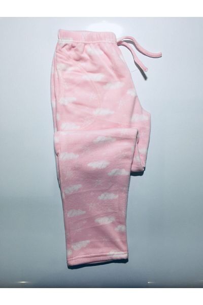 Altınay Luxury Pocket Fleece Winter Pajama Bottoms