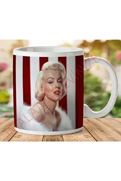 ART HEDİYE كوب ماريلي مونرو ملون مطبوع على الجانبين