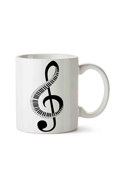 ART HEDİYE كوب موسيقى ملاحظة 3 مطبوع على الجانبين