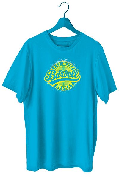 BLUU Barbell Athlete T-shirt Crew Neck