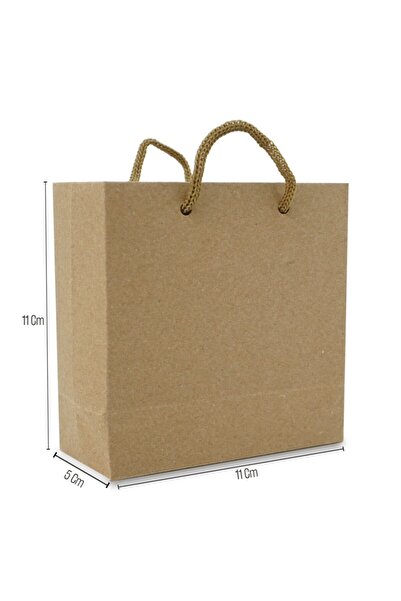 paketlemetezgahı 11*11*5 Kraft Karton Çanta 50 Adet