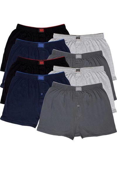 Tutku 8 τμχ Boxer Ribbed Flexible Πρώτης Ποιότητας Χτενισμένο Βαμβακερό Κουμπί Bestseller