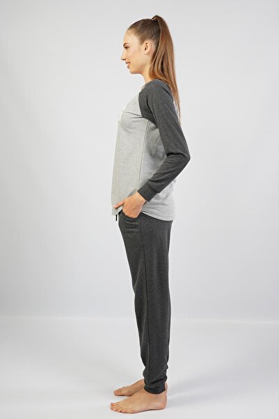 Espuar Women's Stay Strong Written Combed Cotton Pajama Set