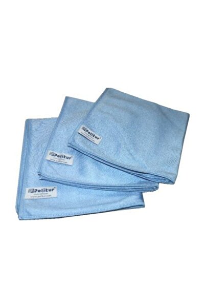 Polikur (3 قطع) 3221 قطعة قماش تنظيف زجاجية من الألياف الدقيقة 40 × 40 سم