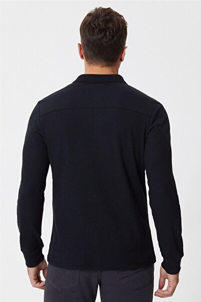 Lee Cooper Ανδρικό μπλουζάκι Tylens O Neck U-Sleeve Μαύρο 221 LCM 242006