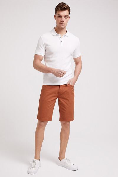 Lee Cooper Men's Tylen Polo Neck T-Shirt Cherry White 202 LCM242051