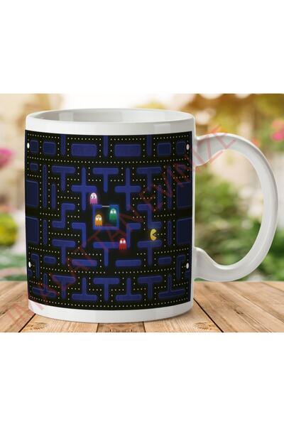 ART HEDİYE كوب لعبة باك مان مطبوع على الجانبين