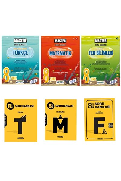 Okyanus Yayınları 8.sınıf Okyanus Master Türkçe Matematik Fen + Hız Yayınları...