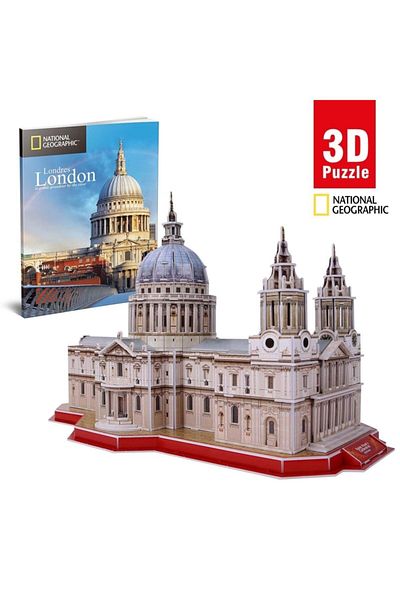 Cubic Fun 107 Pieces 3D National Geographic - St. Paul's Cathedral - England Puzzle