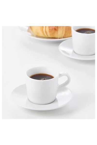 IKEA 365+ Single Espresso Cup White Mug Porcelain 6 cl
