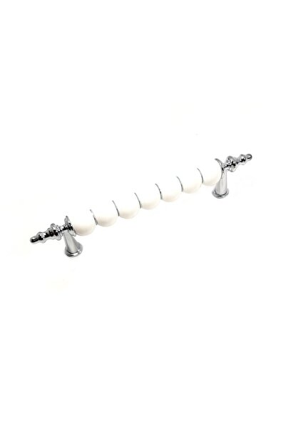 Red Level Bead 128 Mm Porcelain Look Handle Models Cabinet Drawer Furniture Kitchen Handle Chrome