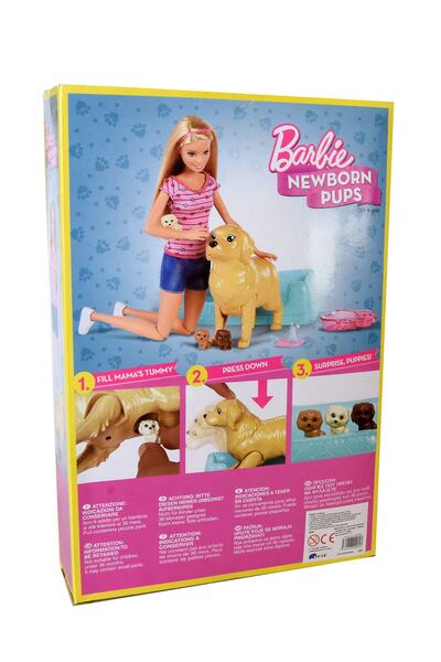 Barbie Bebek Ve Doğuran Köpeği Doğum Yapan Köpek + Hediye Cüzdan
