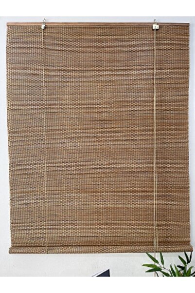 Bahçem Bambu Stor Perde-açık Kahverengi 90 Cm X 1,80 Mt