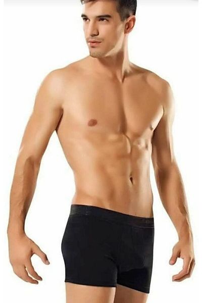 Tutku Ανδρικό σετ μπόξερ 3 τεμαχίων μαύρο Lycra